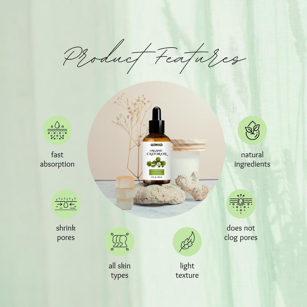 Organic Castor Oil Conditioner Repair Damage Smoothing Hair Oil Hair Treatment Oil Hair, Pack Of 2