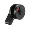 Bathroom Partition Public Toilet Handle Door Lock Indicator Lock Black