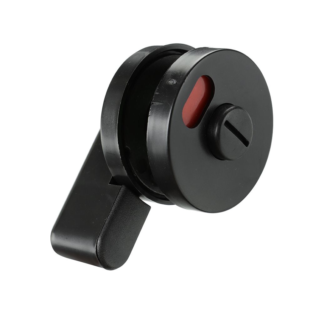 Bathroom Partition Public Toilet Handle Door Lock Indicator Lock Black