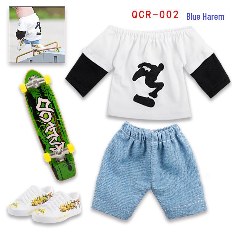 Mini Finger Shoes & Scooter Set with Finger Pants - Patent Protected, Authenticity Ensured