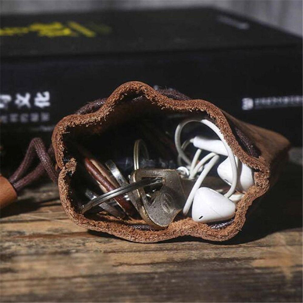 Drawstring Strap Wallet Multicolour Purse Durable Storage Bag  Travel