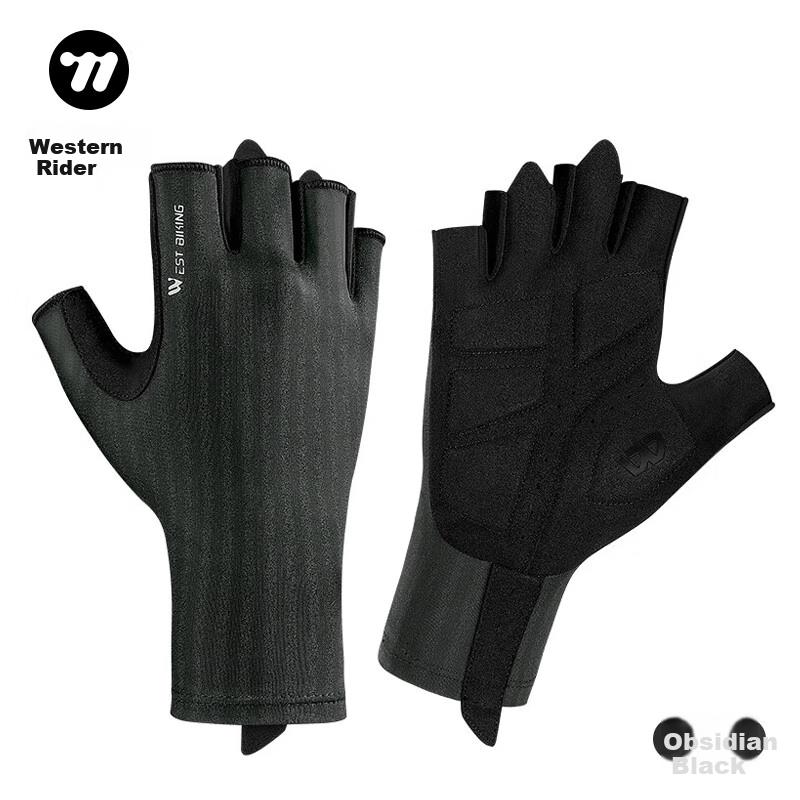 WestBiking Cycling Gloves Half Finger Bicycle Fingerless Gloves for Men And Women, Spring Summer Anti-Slip Shock-Absorbing Breathable Cycling Gear