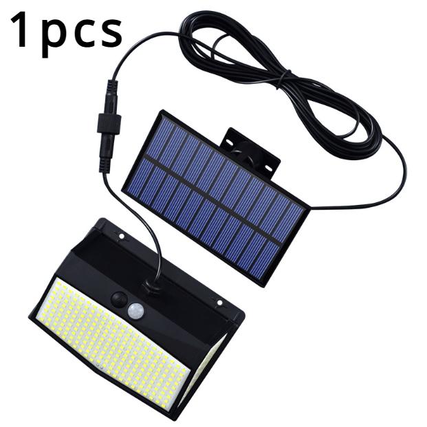 1/2/3pcs 318/468LED Solar Lights Outdoor Motion Sensor Wireless Solar Powered IP65 Waterproof Wall Light Bright For Patio Front Door