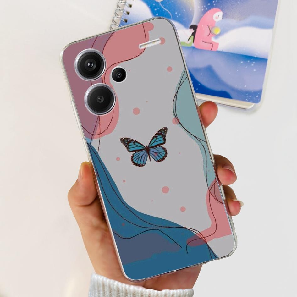 For Xiaomi Redmi Note 13 5G Case Luxury Marble Transparent Phone Cover For Redmi Note 13 Pro Plus Funda on Note 13 Pro 5G Bumper
