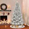 Large Flocked White Christmas Tree - Home Decoration 1.5/1.8/2.1 Meters