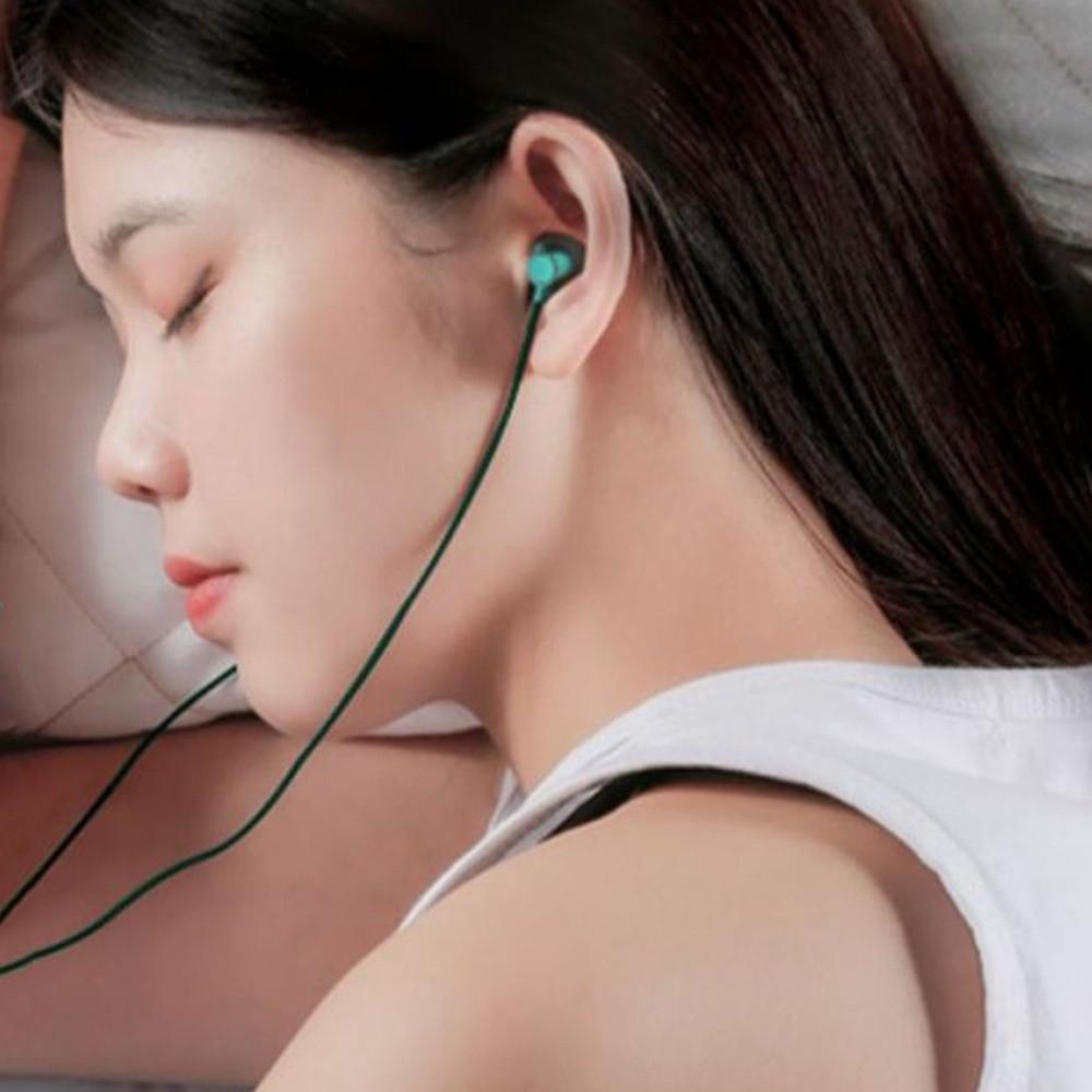 HiFi Stereo Wired Earphone with Mic Wired Headset Universal in Ear Earphones Running