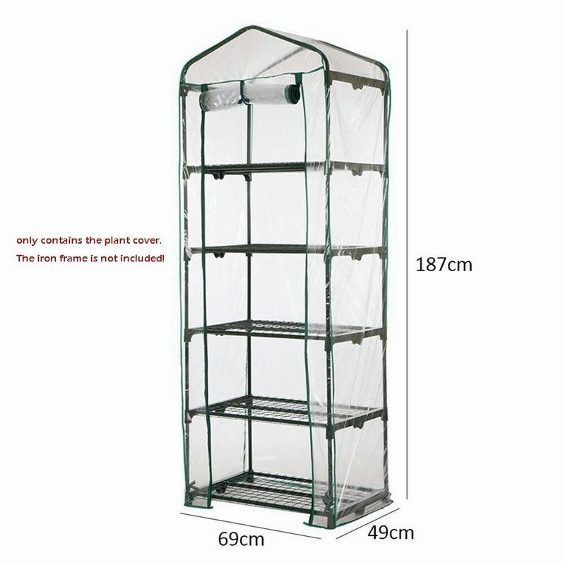 Небольшая коробка для выращивания растений в саду сумки для теплицы ясная пластиковая коробка 4/5 из ПВХ