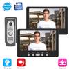 Черный 7-дюймовый TFT-дисплей с камерой 2 монитора, видеодомофоном, системой ночного видения 815m12