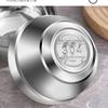 Двухслойная детская миска для риса и супа из нержавеющей стали 304
