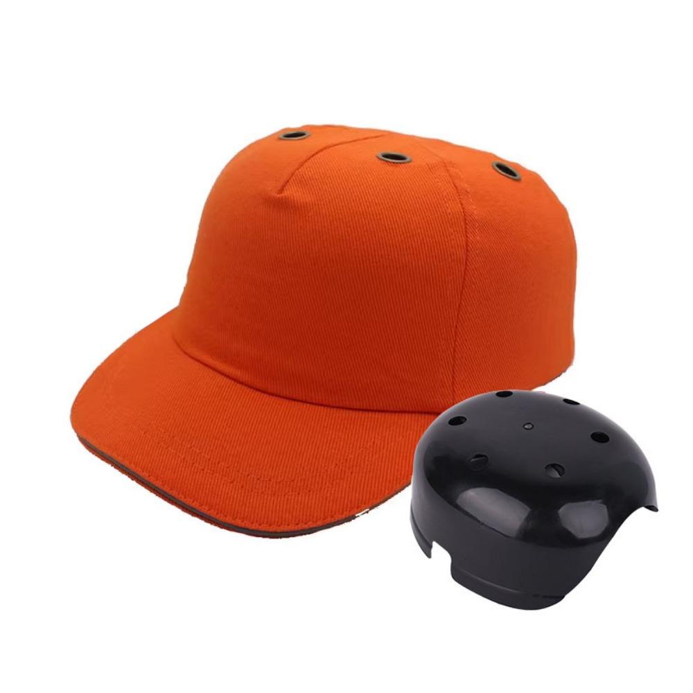 Adjustable Strap Safety Hard Hat Top 6 Holes Safety Baseball Caps  Outdoor Sports