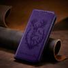 Magnetic Flip Leather Wallet Case For Samsung S25 S24 S23 S22 S21 S20 S10 S9 S8 S7 FE Plus Ultra EDGE 4G 5G 3D Cartoon Deer