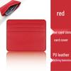 Women's Exquisite Waterproof Leather PU Card Holder - Ultra-Thin, Multi-Card Slot, Small Business Card Sleeve
