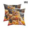 Новый Чехол для квадратной подушки с кошачьим узором 18X18 дюймов Односторонняя печать Чехол для домашней подушки Украшение для гостиной
