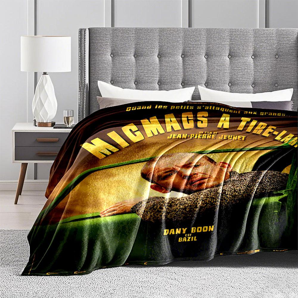 Micmacs Movie Poster Blanket for all seasons blanket lunch break throw gift
