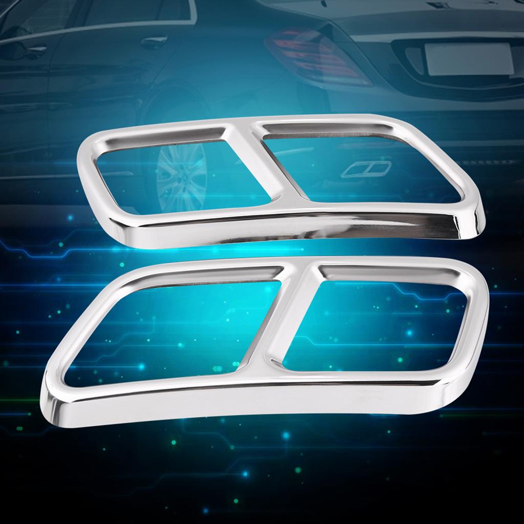1 пара накладок на задние выхлопные трубы для GL X166 13‑15 S R-класса W222 W251 10‑17