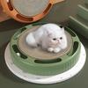 Когтеточки Картонный Трек с Шариками Игрушка Когтеточка Диванная Когтеточка Гнездо Когтеточка-Лежанка