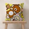 Милая мультяшная аниме Rilakkuma Крутая наволочка Декор Подушка Чехол для подушки Печатный чехол для подушки Для дивана