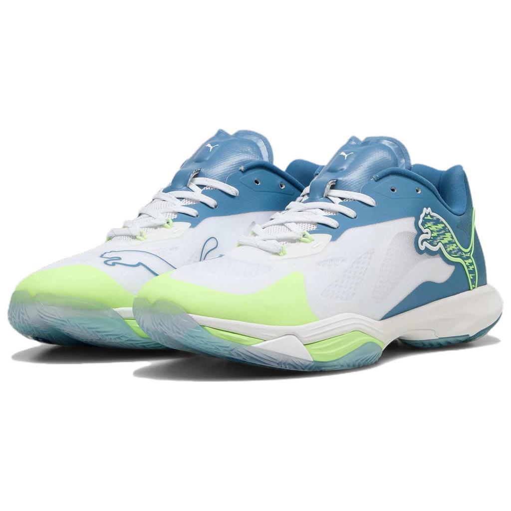 Puma Vantage Nitro Удобные Легкие Низкие Тренировочные Кроссовки Мужские Кроссовки Белый Синий Зеленый 107848-02