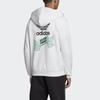 adidas Originals Trefoil Bodega Толстовка с капюшоном на молнии для мужчин, белая FP7703
