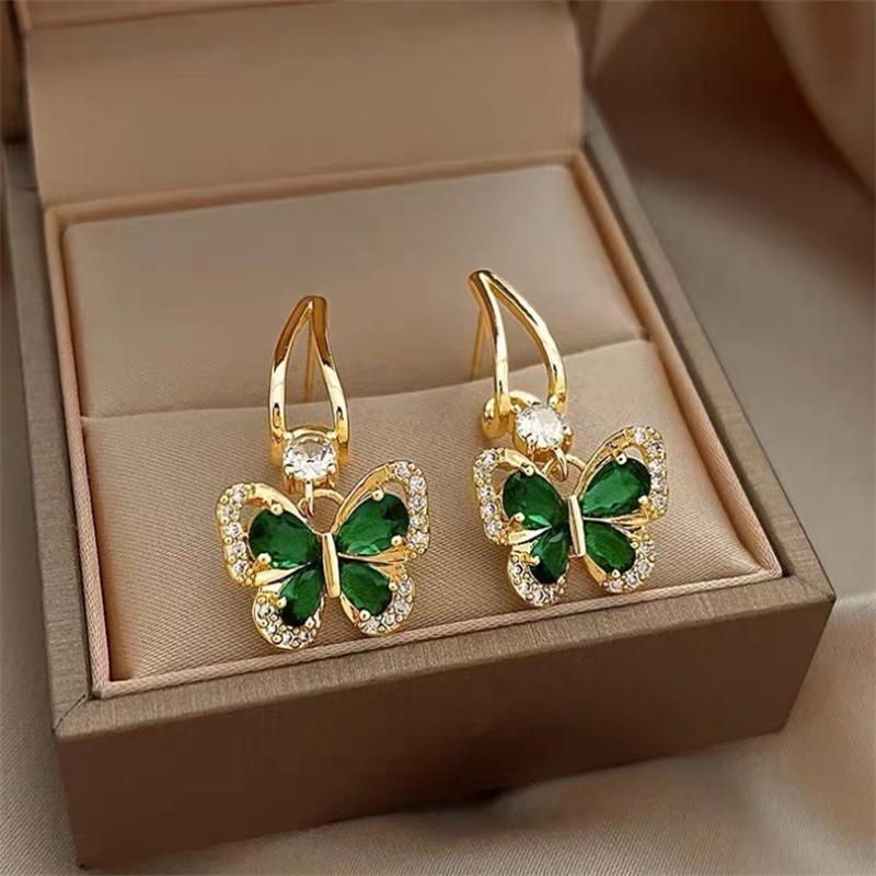 New Geometric butterfly tassels Dangle earrings For Woman Fashion Korean Jewelry Temperament Girl's Daily Wear earrings