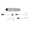 Stainless Steel Milk Frother USB Charging Handheld Electric Egg Beater for Home Kitchen