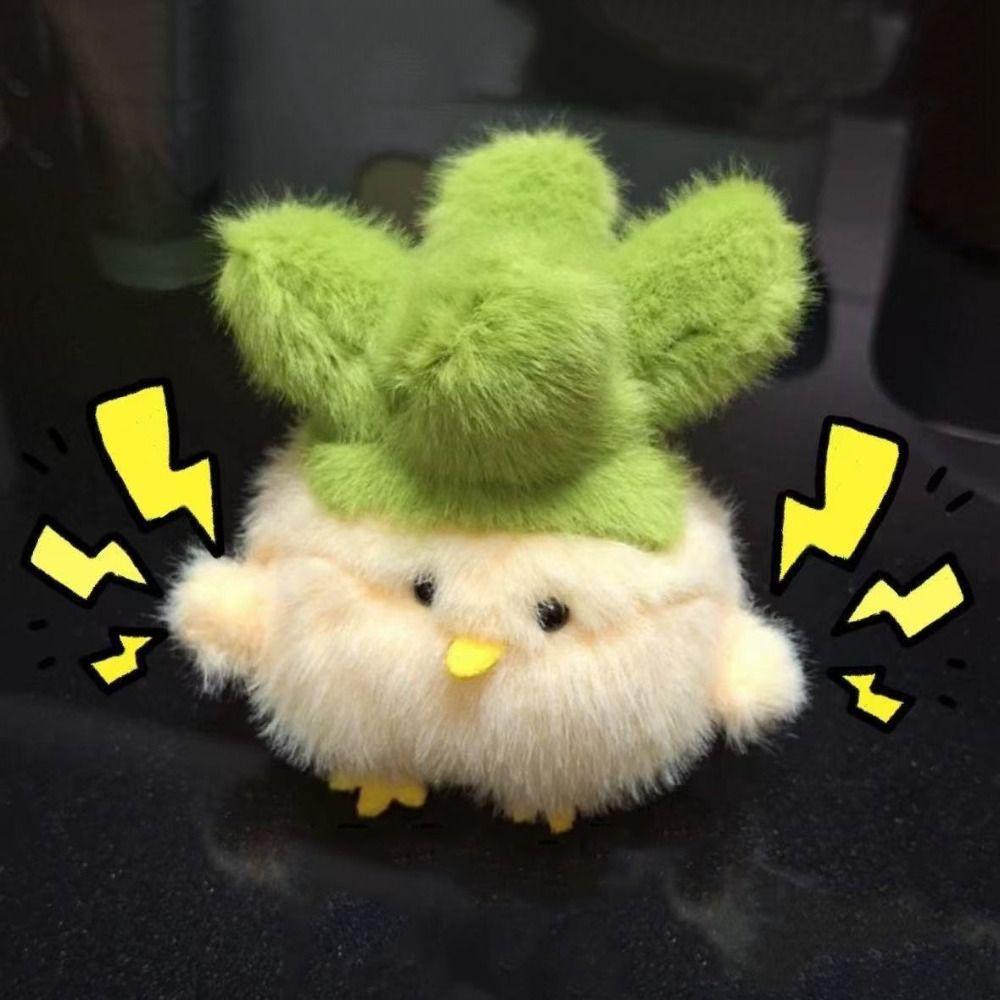 with Voice Cabbage Chicken Keychain Stuffed Chicken Plush Keychain  Kid Girl Boy