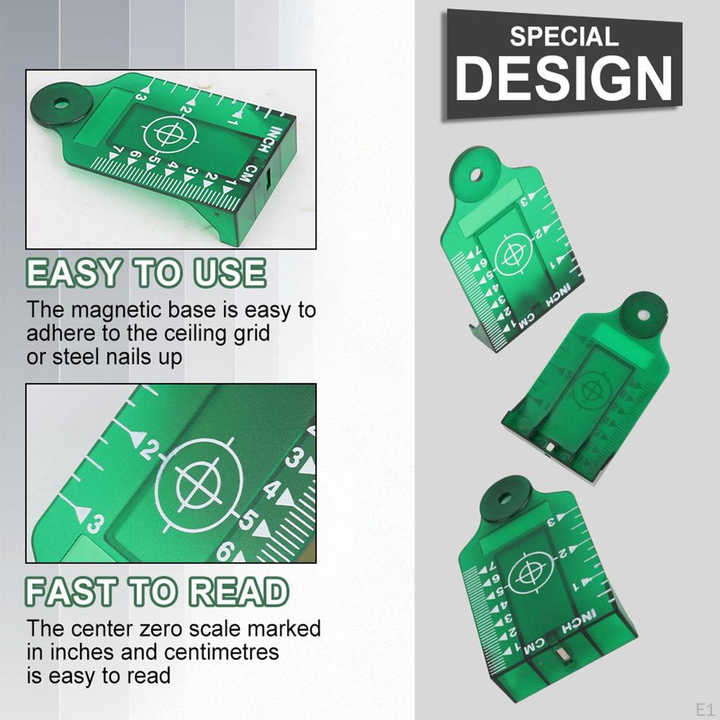 Lasers Level Target Board Plate, Durability, Easy to Use Lightweight Enhancing