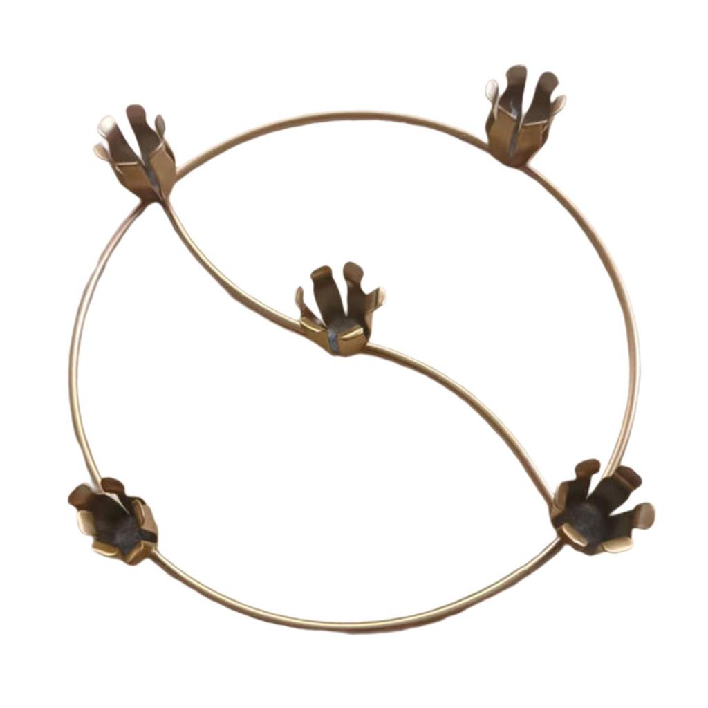 Round Taper Candle Holder Christmas Candle s Tea Light Advent Wreath for Dinner Dinning Living Room