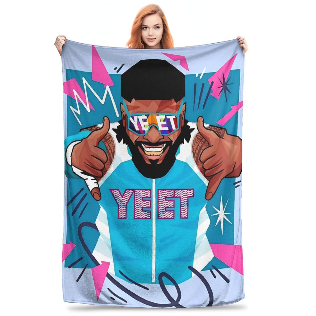 JEY YEET USO Борьба Теплое одеяло Детское плюшевое покрывало Смешное для дивана кресла Фланелевая простыня Покрывало для дивана-кровати