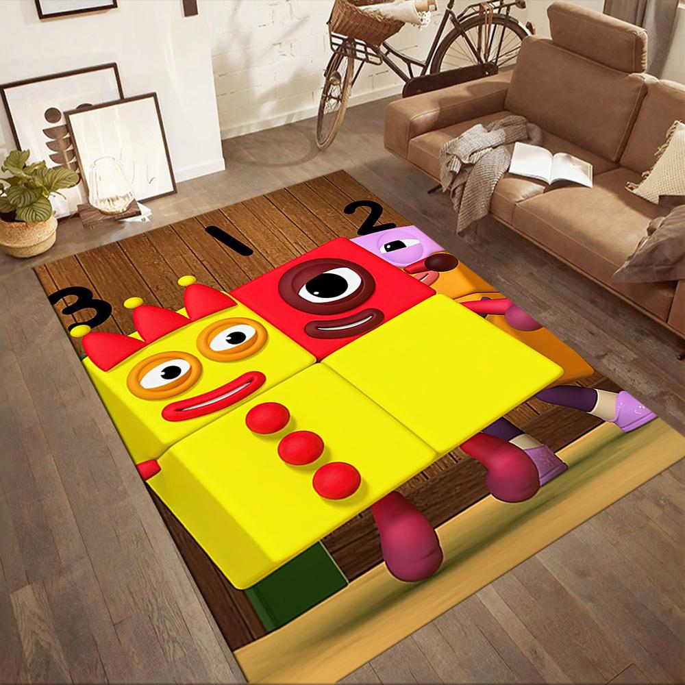 Numberblocks Carpet Design for Entryway Decorate room Bedrooms Outdoor Antislip Carpet Decorate Offices Perfect Gift for Women/Men