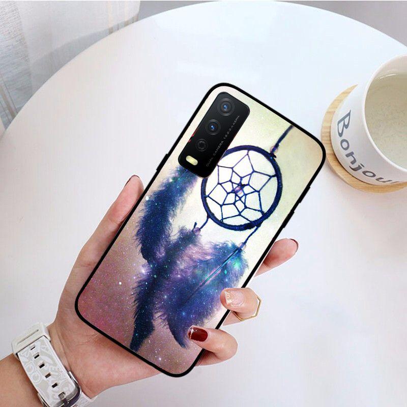 Синий Ловец снов Ловец снов Чехол для телефона для vivo Y31 Y30 Y33S Y11S Y12S Y17 Y20 Y21S Y1S Y53S Y15 Y19 Y91C V23 Чехлы coque