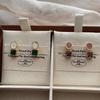 Retro Square Stud Earrings, Earrings, Glass Niche Design Earrings, Premium Light Luxury, Elegant And Versatile French Temperament, Commuting