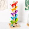 Leaf Tracks, Ball Trees, Toys, Rainbow Building Blocks, Music Trees, Montessori Children's Early Education Puzzle Wooden Toys