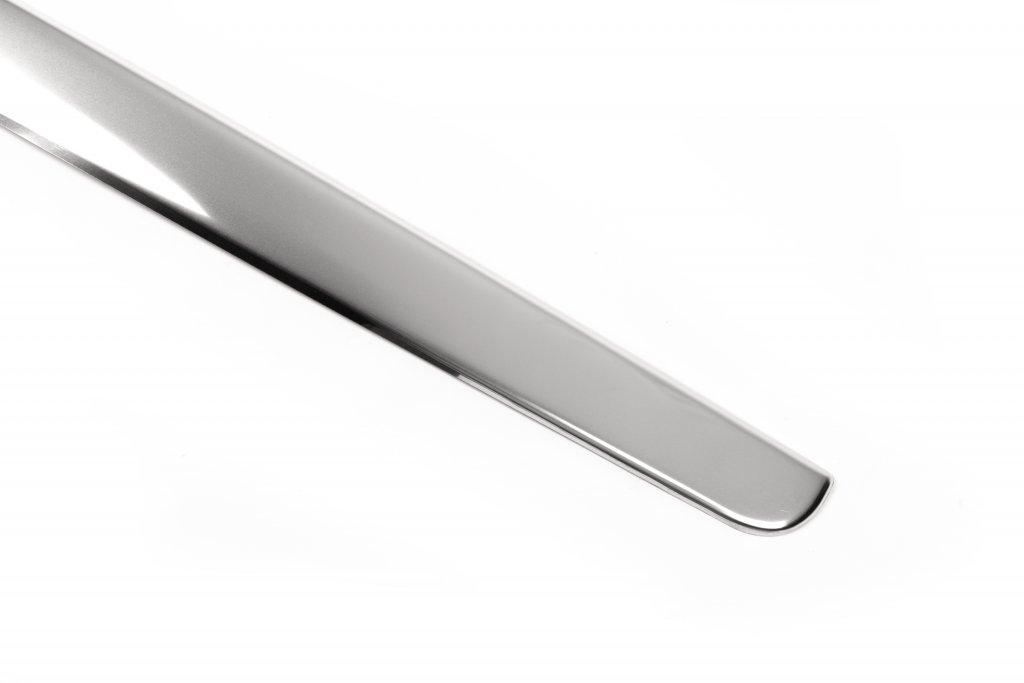 Накладка над номером (1-двер, нерж) Carmos - Турецкая сталь для Mercedes Vito W639 2004-2014 гг