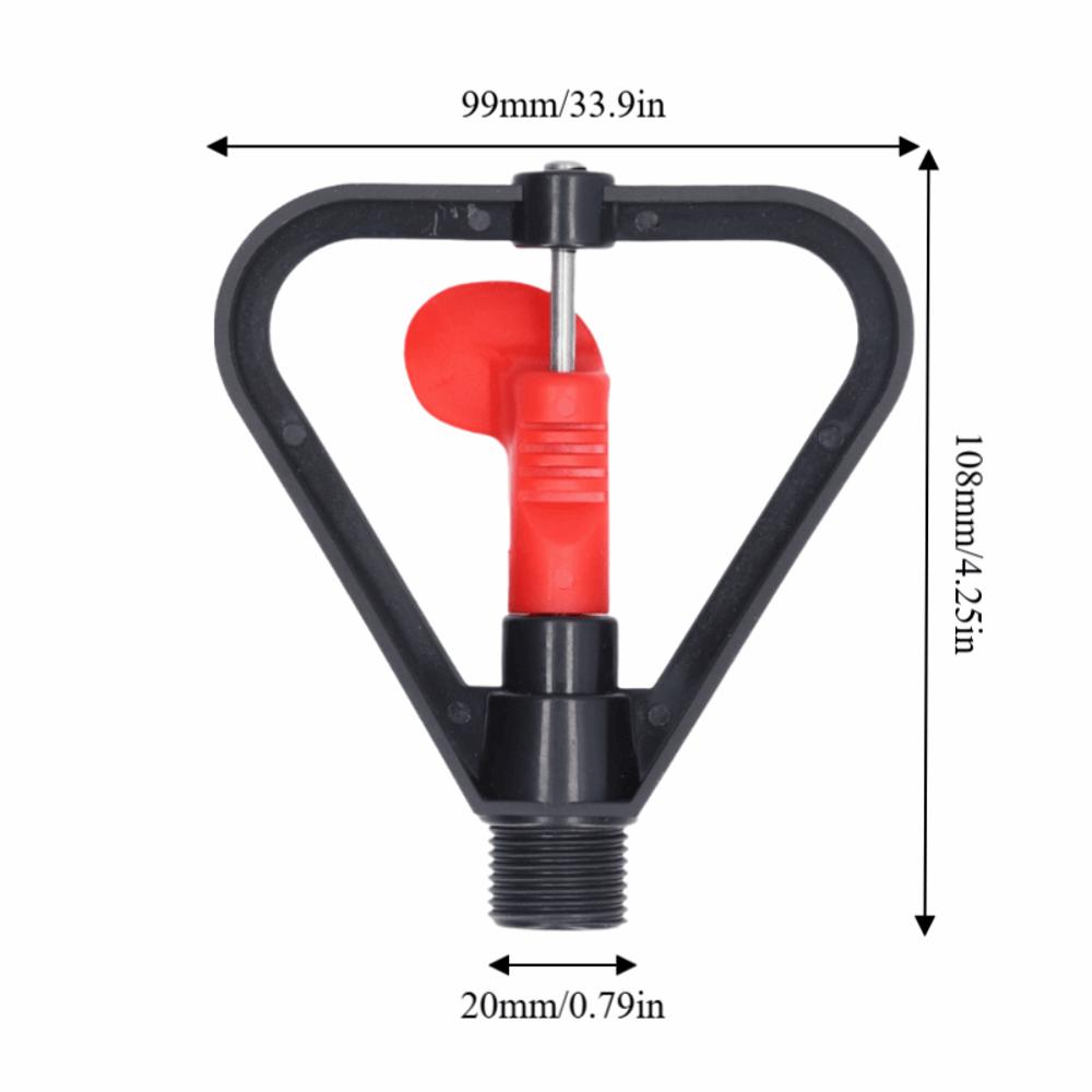 15pcs G1/2in Male Thread Water Sprinkler Plastic Water Spray Misting Nozzle  Plant Watering