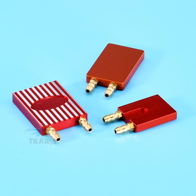 1PC Aluminum Alloy ESC Radiator Water Cooling Block Watercool Sheet for 1:10 RC Car Bait Boat ESC