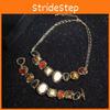 Womens Geometric Chain Jewelry Set With Alloy Material And Layered Design