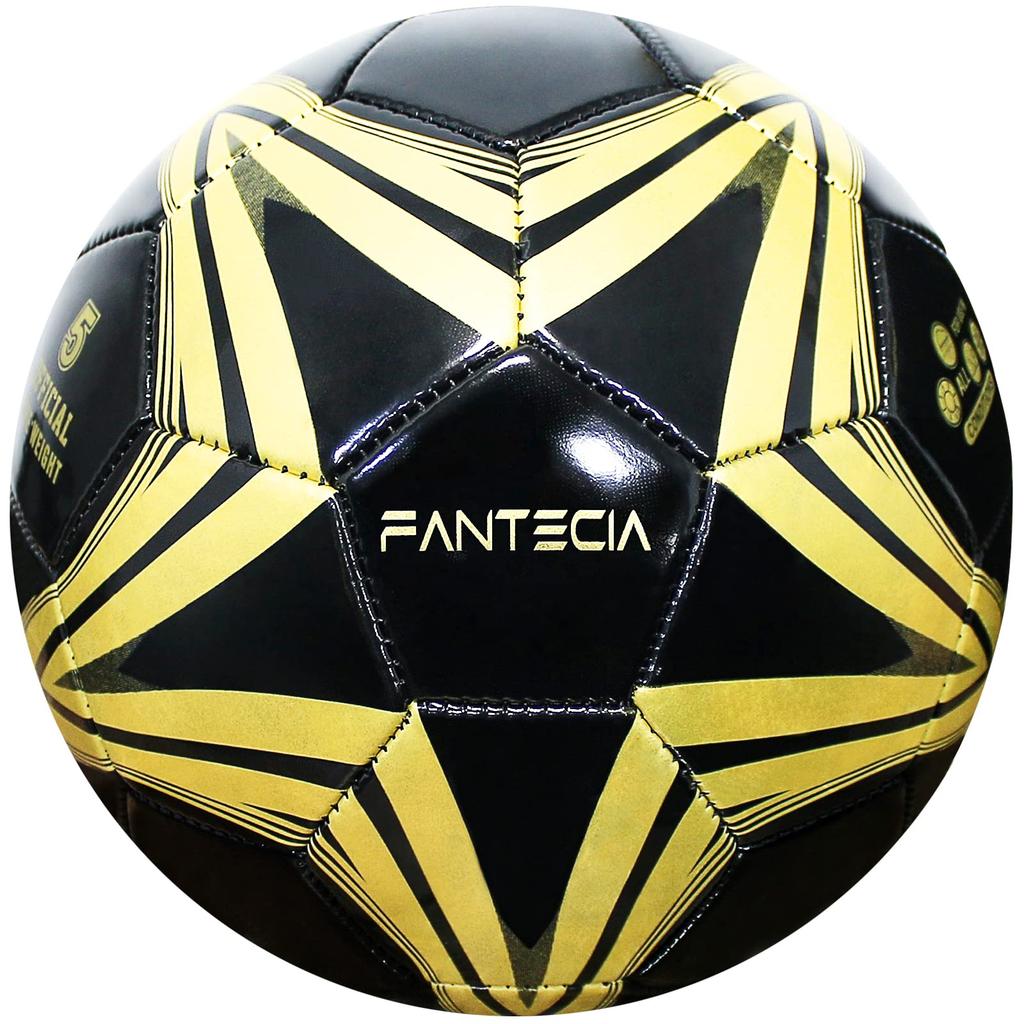FANTECIA Soccer Size Official Match for Youth and Adults Ball, 5, Ball,