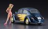 Hasegawa Volkswagen Beetle Cal Look Figure Plastic Model Kit SP445 1/24 (1966) w/Girls