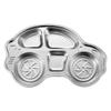 316 Stainless Steel Kids' Divided Dining Tray: Cute Cartoon Tableware for Home & Kindergarten