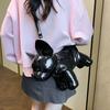 Сумка через плечо из искусственной кожи с животными, трехмерная мультяшная сумка кроссбоди, сумка с собакой бульдогом, для улицы