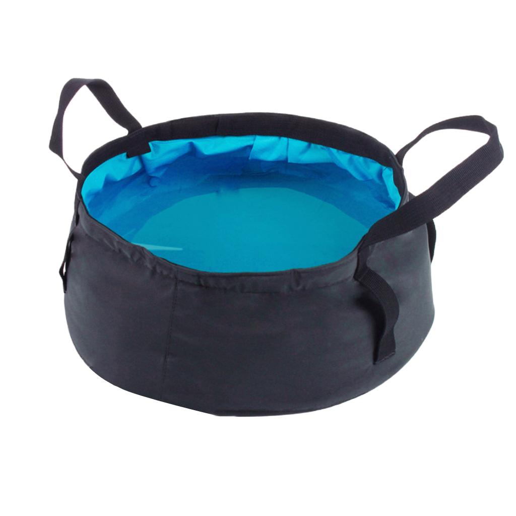 Outdoor Folding Wash Basin Water Container Bucket 8.5L for Picnic Travel Hiking