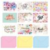 18sheets THANK YOU Greeting Card Set English Blank Envelope Message Blessing Thank You Card Set Holiday DIY Handwritten Blessing Card