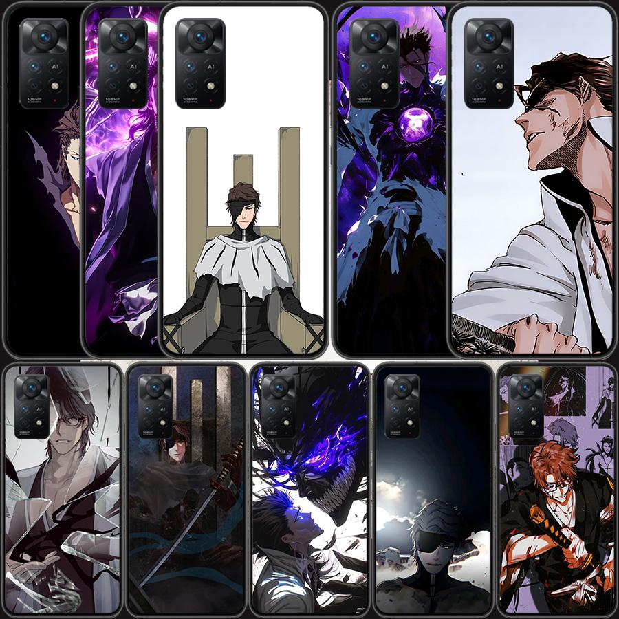 Чехол для телефона Bleach Айзен Сосуке для Xiaomi Redmi Note 12 Plus 12S 11 11T Pro 5G 11E 11S 4G 10 10S 9 9S 9T 8 8T 7 Обложка Shell Coq