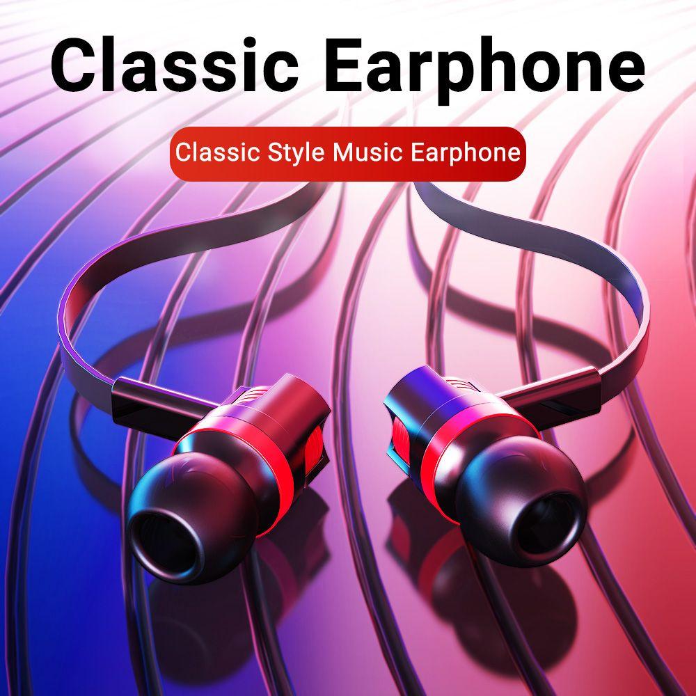 Outdoor Sport 1.1mm Earbuds Mic Stereo Headphone Headset Langsdom JM16 Earphone