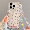 Чехол для Google PIXEL 9 10 PRO XL 8 7 PRO 8A 7A 5G Цветочный принт Браслет-цепочка на запястье Волнистый край Мягкий чехол
