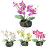 Artificial Butterfly Orchid Bonsai Fake Flower Simulation Home Office Decor