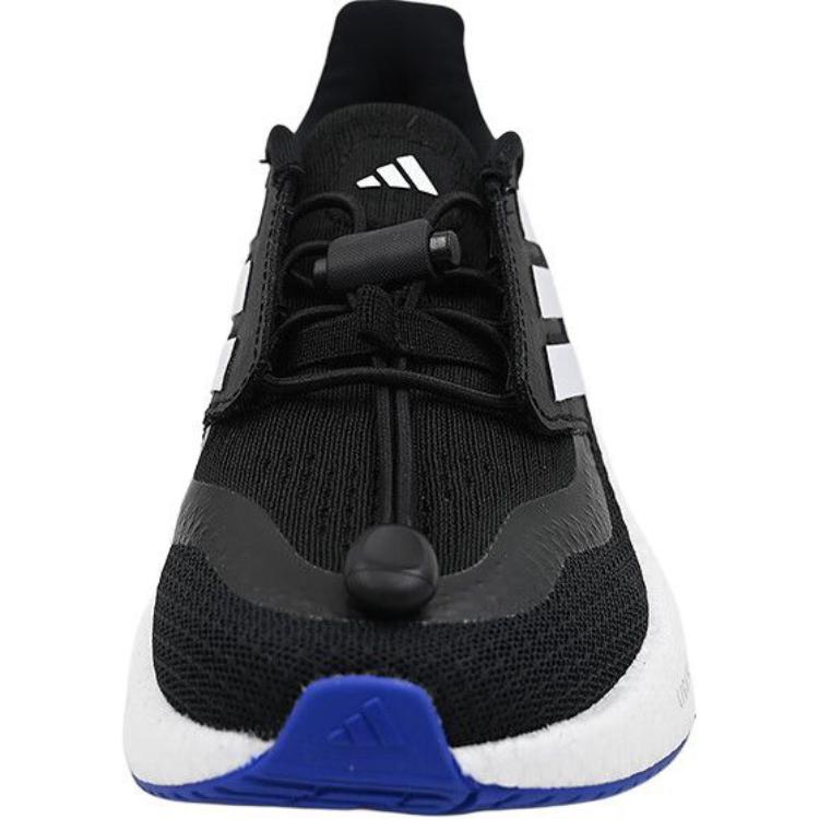 adidas Pureboost 5 Удобные Универсальные Нескользящие Износостойкие Кроссовки с Низким Верхом для Бега Детские Кроссовки Черные JH6233