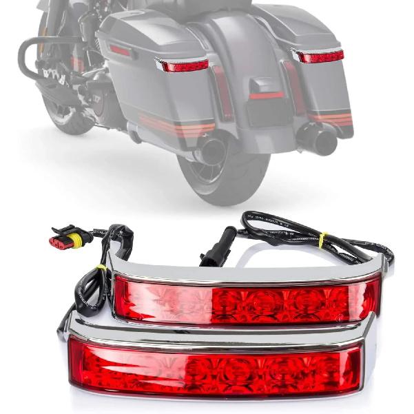 Saddlebag Housing Tail Run Brake Turn Light Lamp for Touring Street Road Glide CVO Electra Glide Ultra Classic Ultra 2014-2024