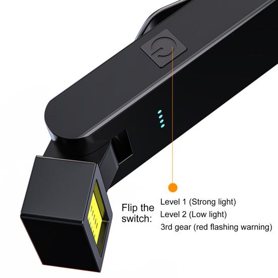 Мини-фонарик с вращением на 180 градусов, супер яркий, перезаряжаемый, магнитный, портативный, рабочий, кемпинговый, аварийный, пристегивающийся, ручной, фонарик